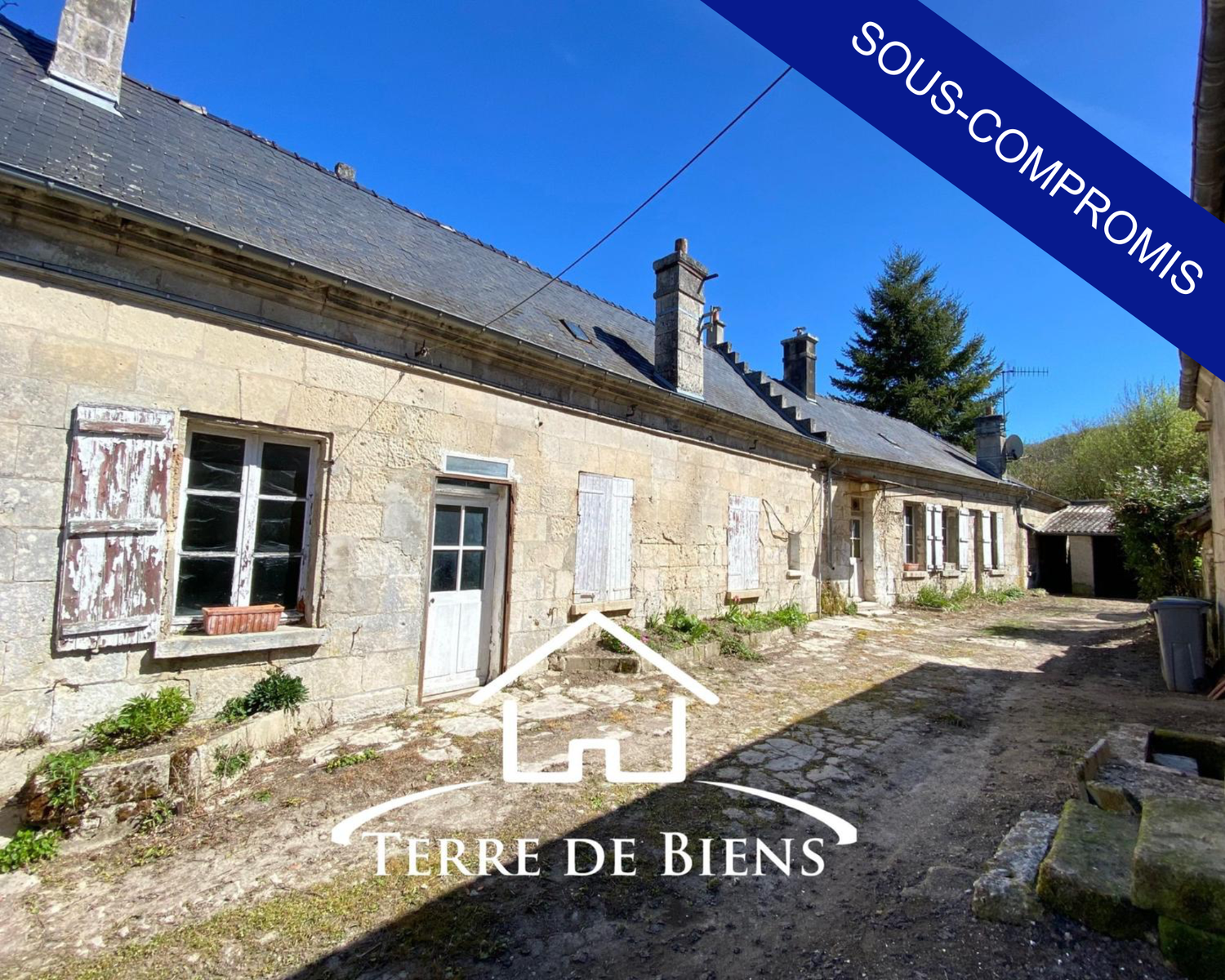 Maison - 160 m² - 4 pièces - Axe Soissons/Villers-Cotterêts - À TRAVAUX