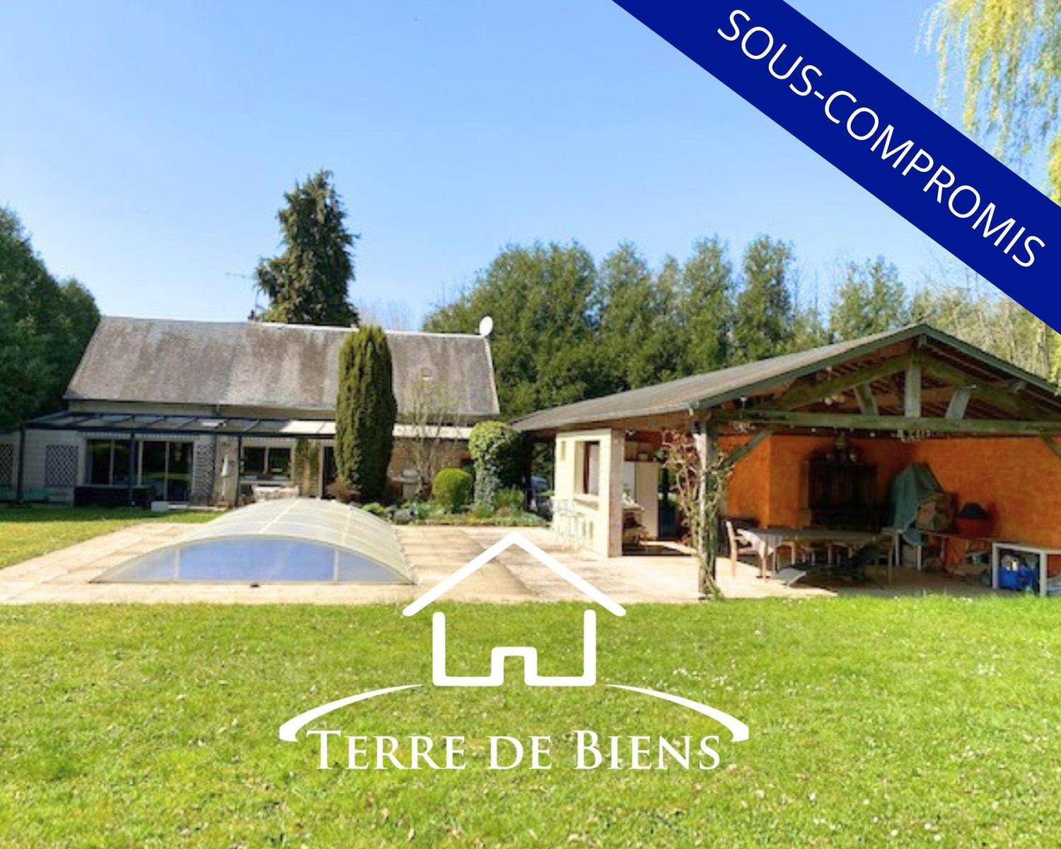 Longère en pierre de 214m², parc arboré, dépendances et piscine, axe Soissons-Compiègne_SOUS COMPROMIS DE VENTE