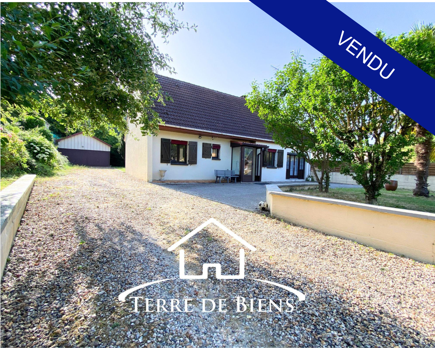 Maison 6 Pièces avec véranda, dépendance de 64m²-  BIEN VENDU