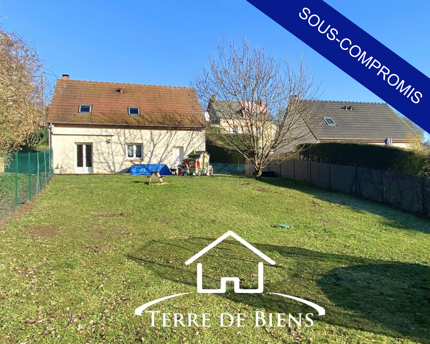 Maison rénovée, 90 m², 5 pièces, avec garage et jardin clos