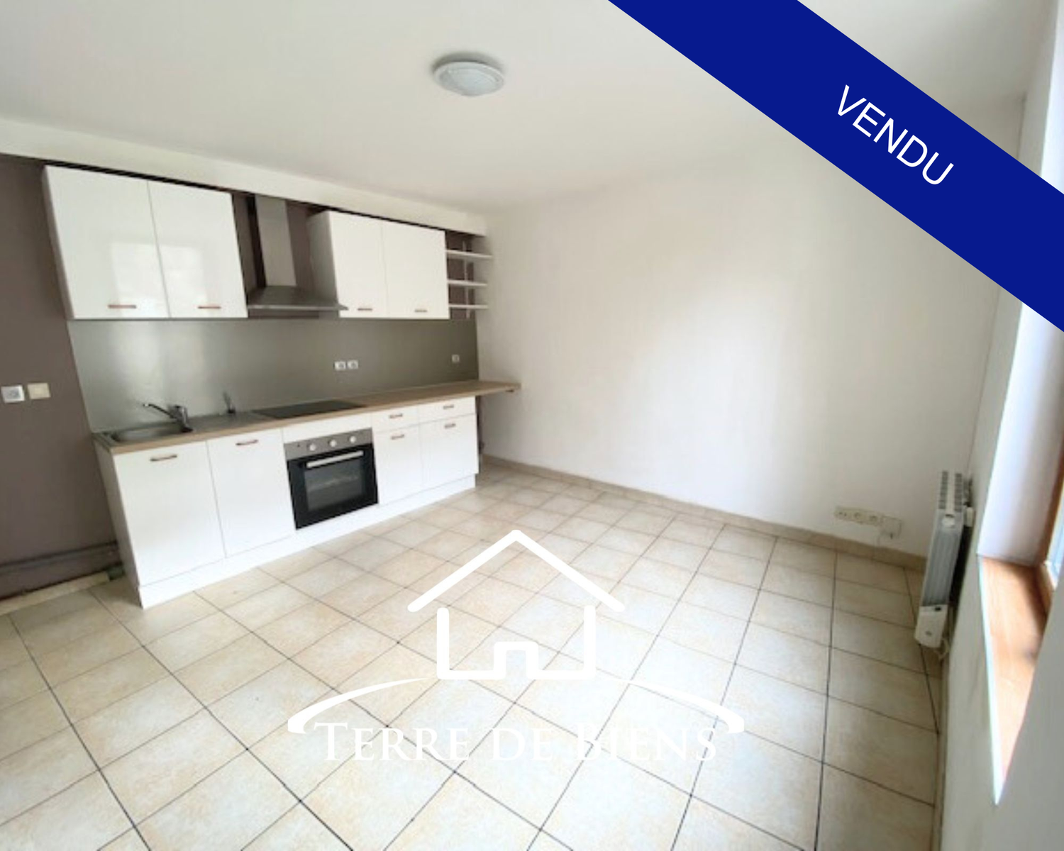 VENDU - Appartement - 49 m² - 2 pièces - VIC SUR AISNE