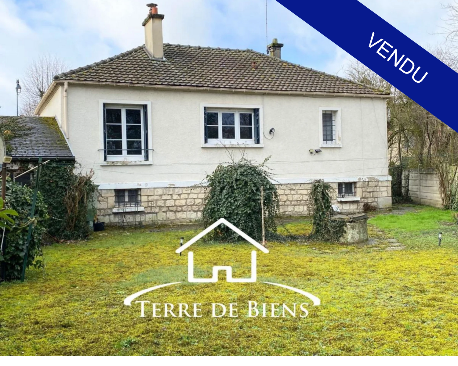 Maison - 88 m² - centre de Soissons - Jardin et 2 garages_VENDU
