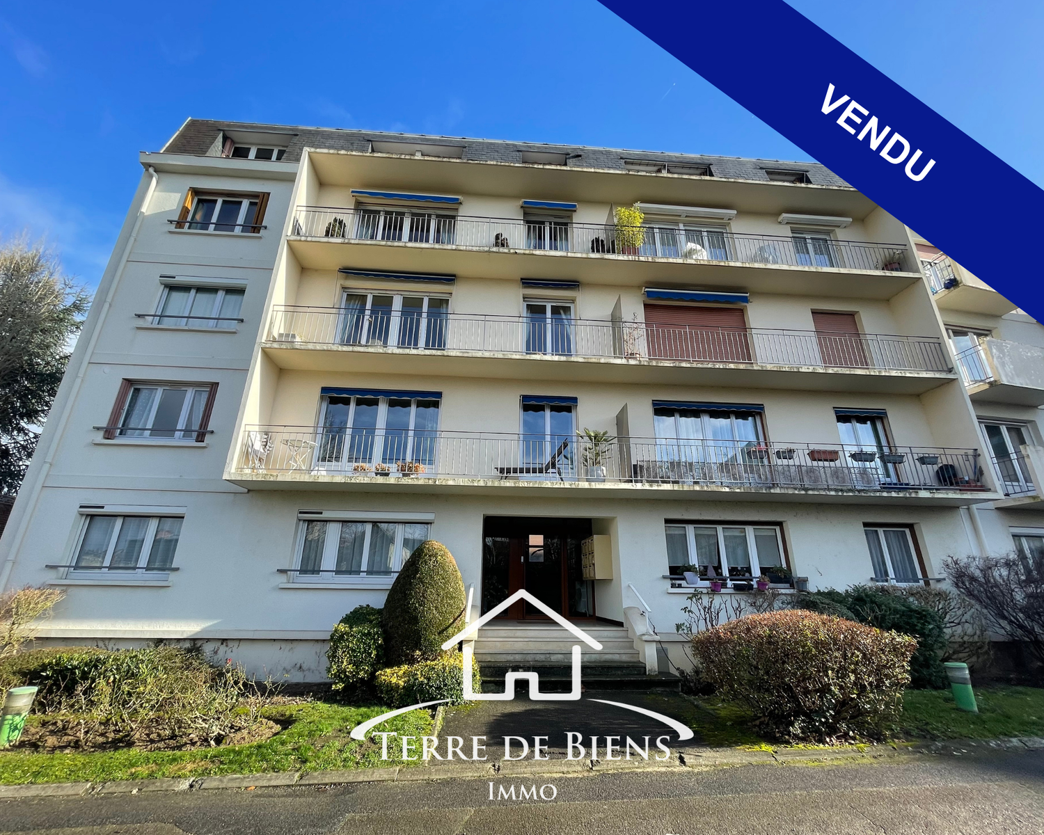 APPARTEMENT OCCUPÉ – 3 PIÈCES – 67 m² – SOISSONS_VENDU