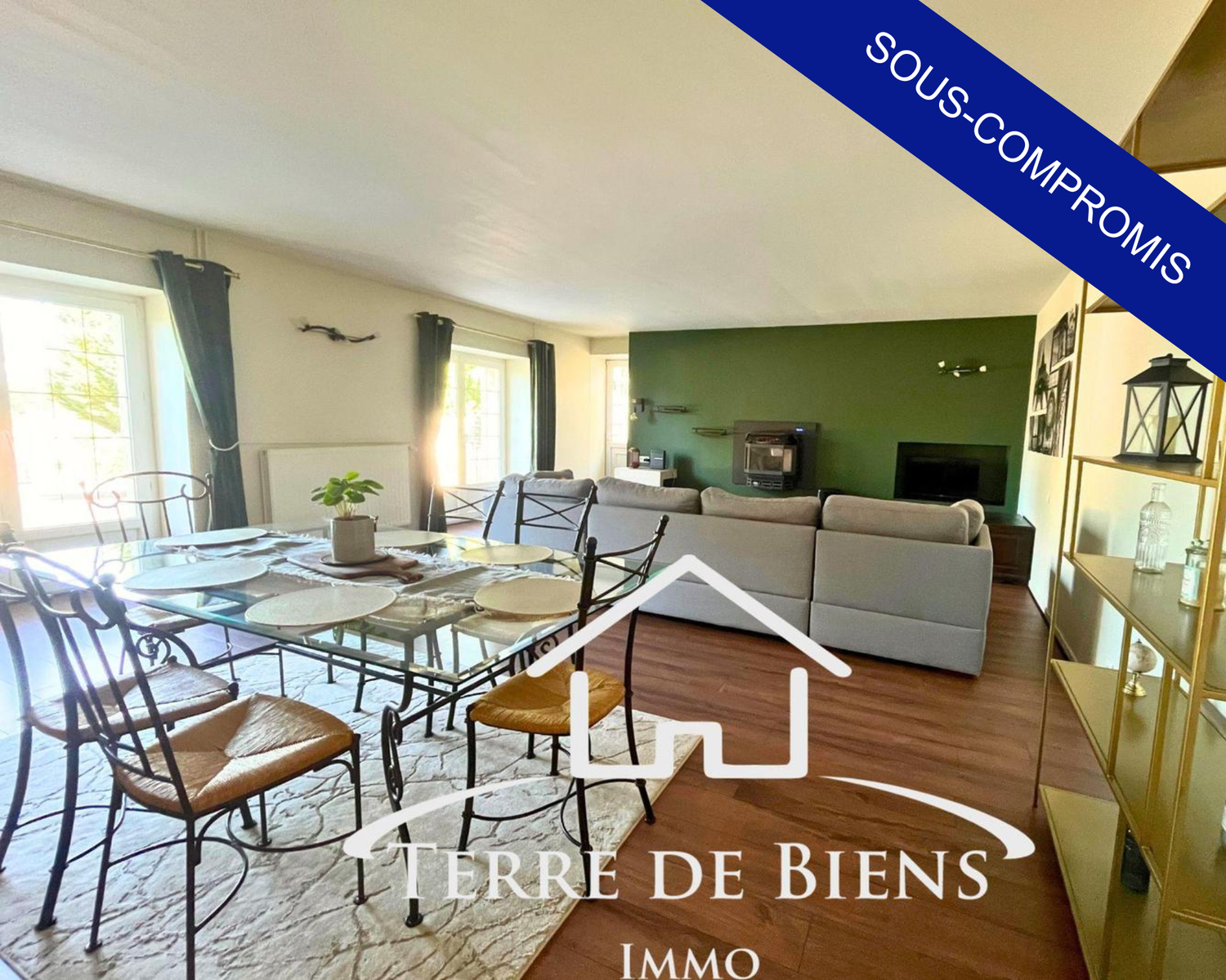 Maison de village - 125m² -  3 chambres - À proximité de Soissons