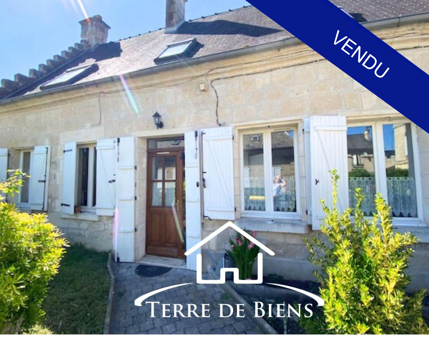 Maison en pierre 116m², 5 pièces, 3 chambres _ VENDU