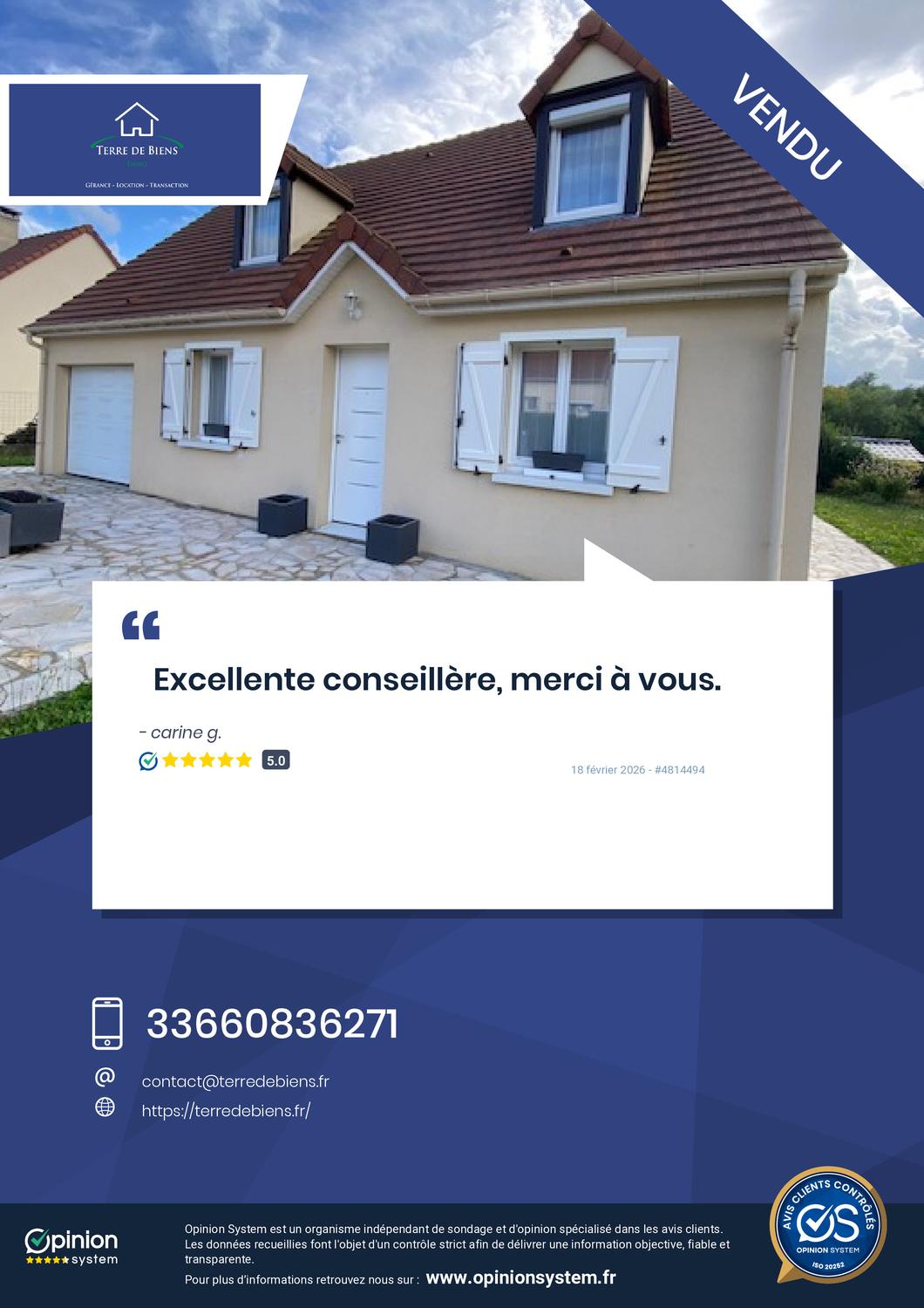 VENDU-Maison familiale rénovée, 6 Pièces, chambre de plain-pied, 107m², garage, Villers-Cotterêts