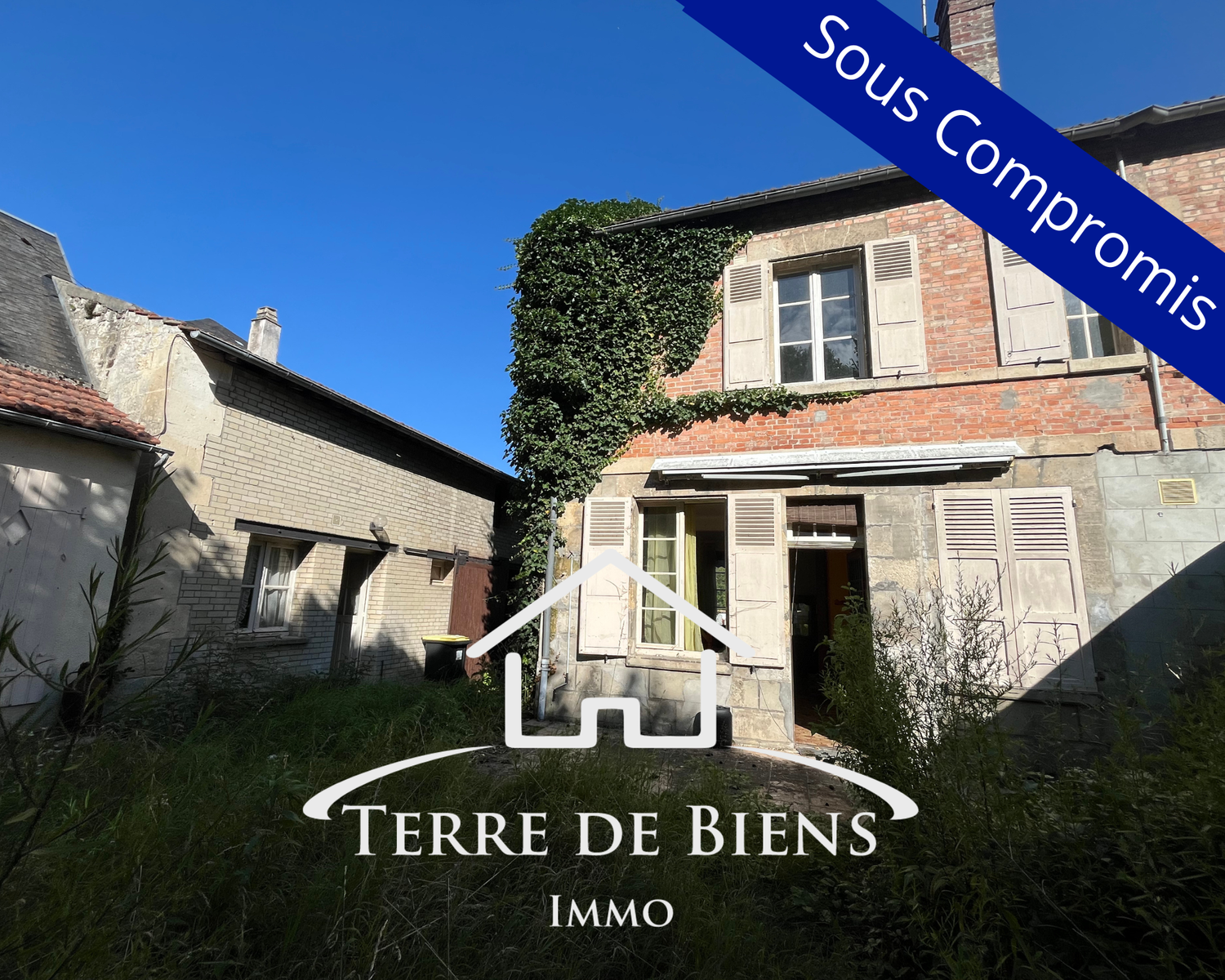 Appartement à rénover 4 pièces, 93 m², dans un village à proximité de Soissons