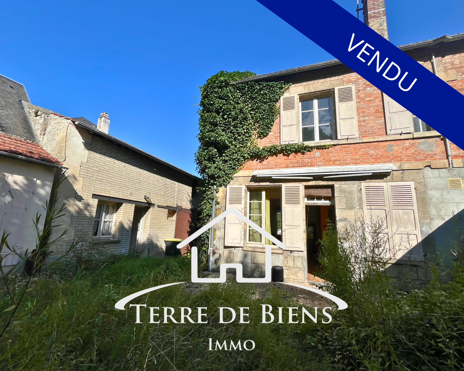 Appartement à rénover 4 pièces, 93 m², dans un village à proximité de Soissons